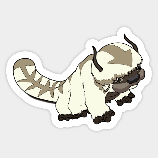 Avatar the Last Airbender appa Sticker by CITROPICALL